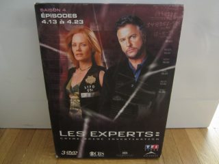 Coffret 3 DVD Les Experts, saison 4, épisodes 4.13 - 4.23